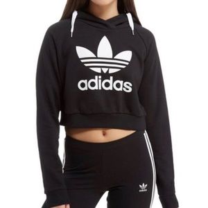 Adidas Cropped Hoodie